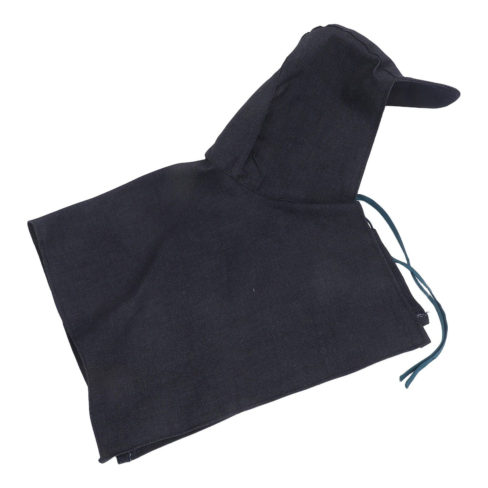 

3pcs Safety Hat Cover Denim Neck Shoulder Drape Hard Hat Accessories For Construction Welding Protective Headgear With Sun Shade
