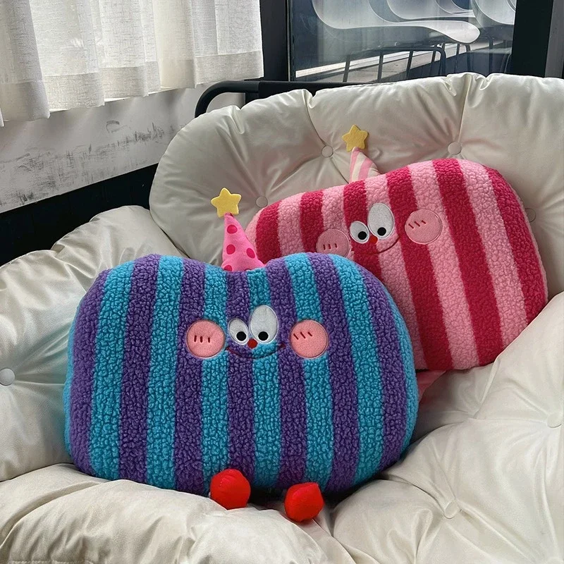 2026 Dopamine Color Palette Memory Foam Pillow Lambskin Cushion Neck-Supporting Sleep-Aiding Noon Nap Cushion for Student