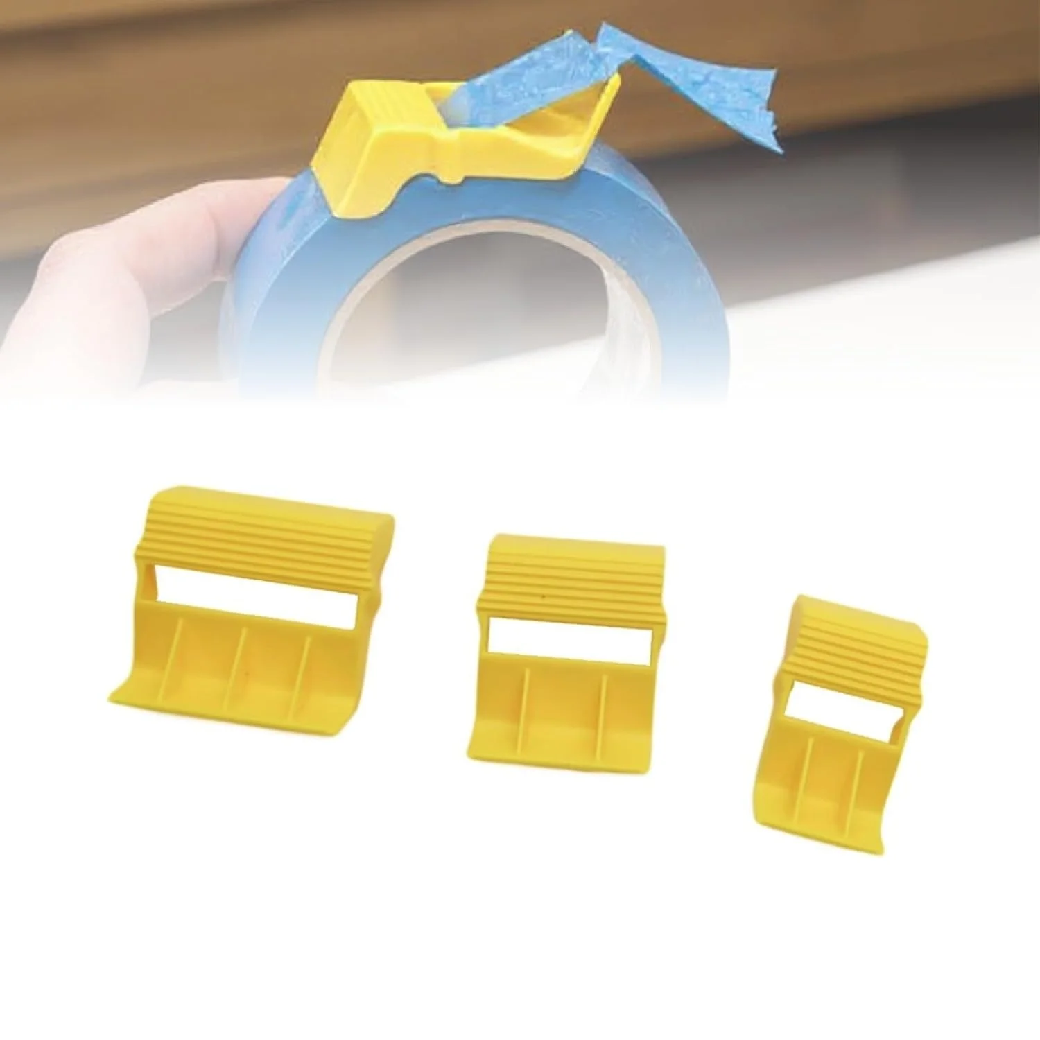 3pcs Compact Tape Dispenser Cover voor 1-Inch 1/2-Inch 2-Inch Masking Schilder Tape DIY accessoires F7888