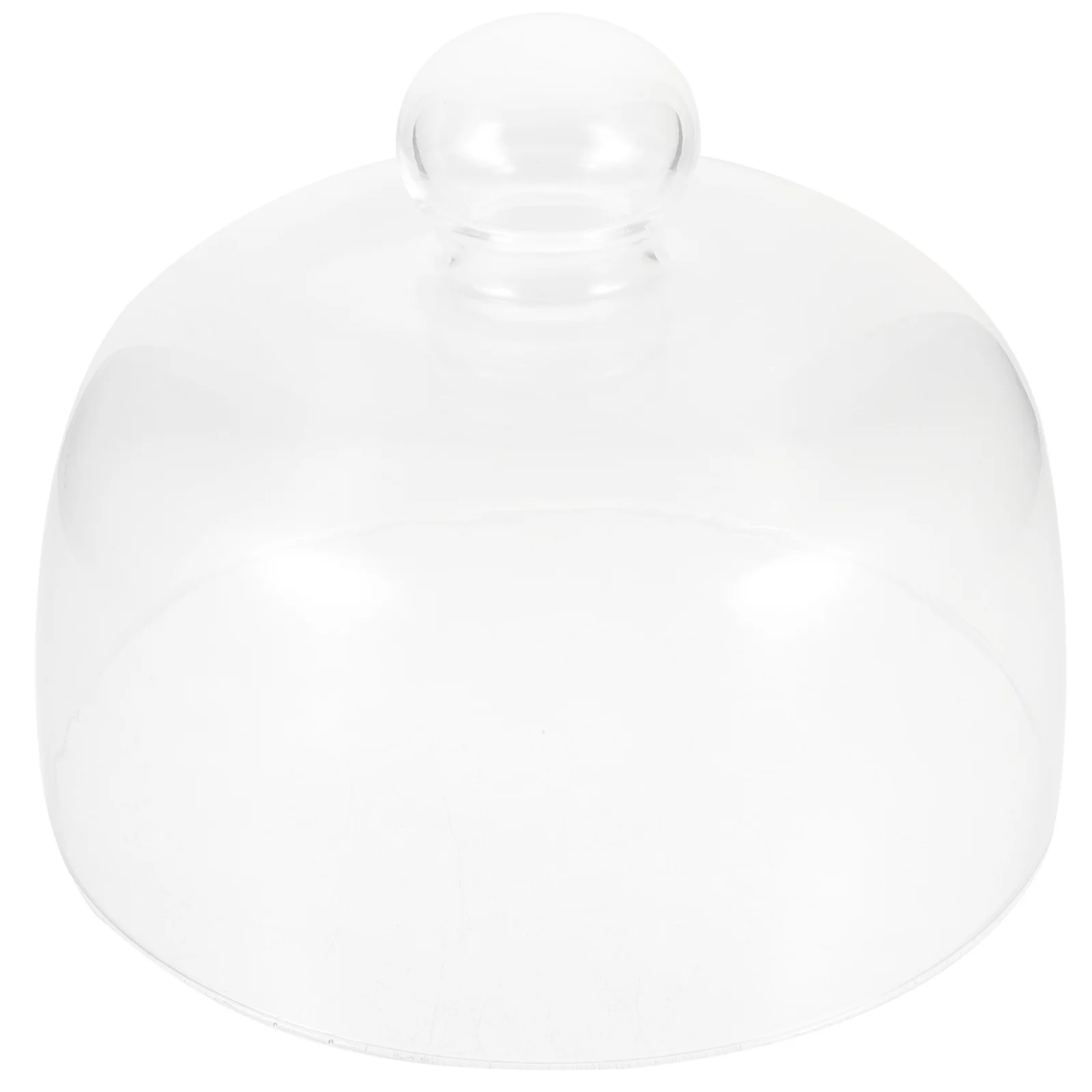 

Sturdy Glass Cake Dome Clear Dessert Cover Transparent Lid for Buffets and Dinners Cake Dome Dessert Protective Cover