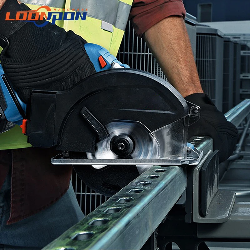 Loonpon Metalltrennscheibe 185/254/355 mm Hartmetall-Kreissägeblatt für Stahl, Eisen, Aluminium, Metallschneideblatt – Detail 17