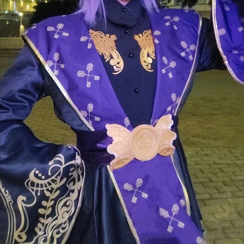 CyRiddle Cosplay Costume Black Fancy Cloak Carnival Party Costume Halloween Uniform