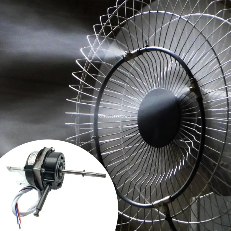 60W Electric Floor Desk Fan Ventilator Motor Double Bearing Motor for Household Dropship