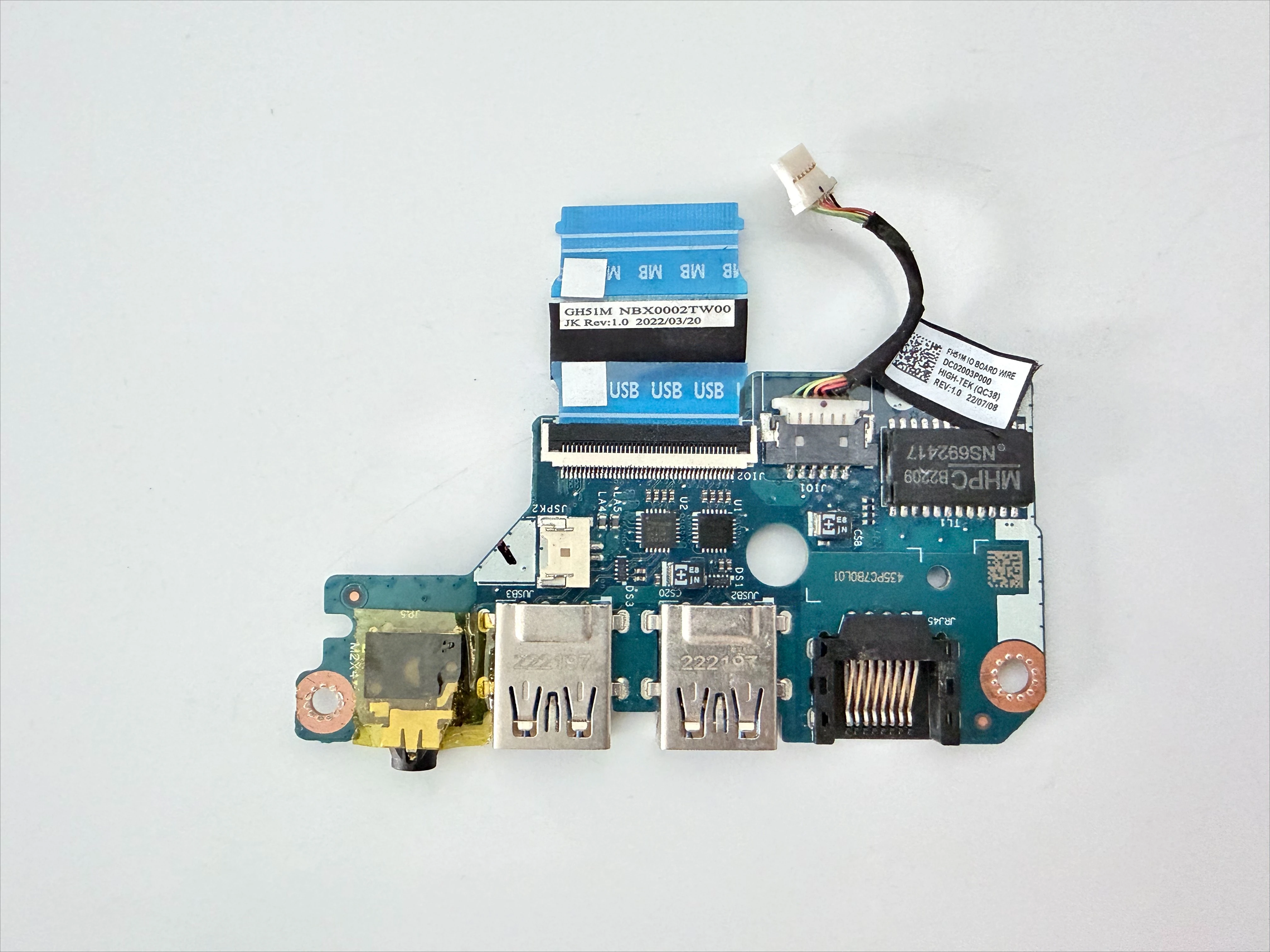 For ACER AN515-45 AN517-41 N20C1 LS-L031P USB board, audio network interface card board