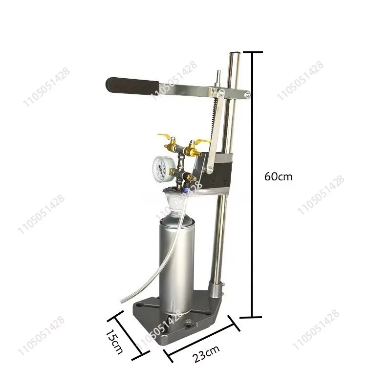 Homebrew Beer Pressure Filler Defoaming Bottling Equipment PET Glass Bottle Manual Filling in stock