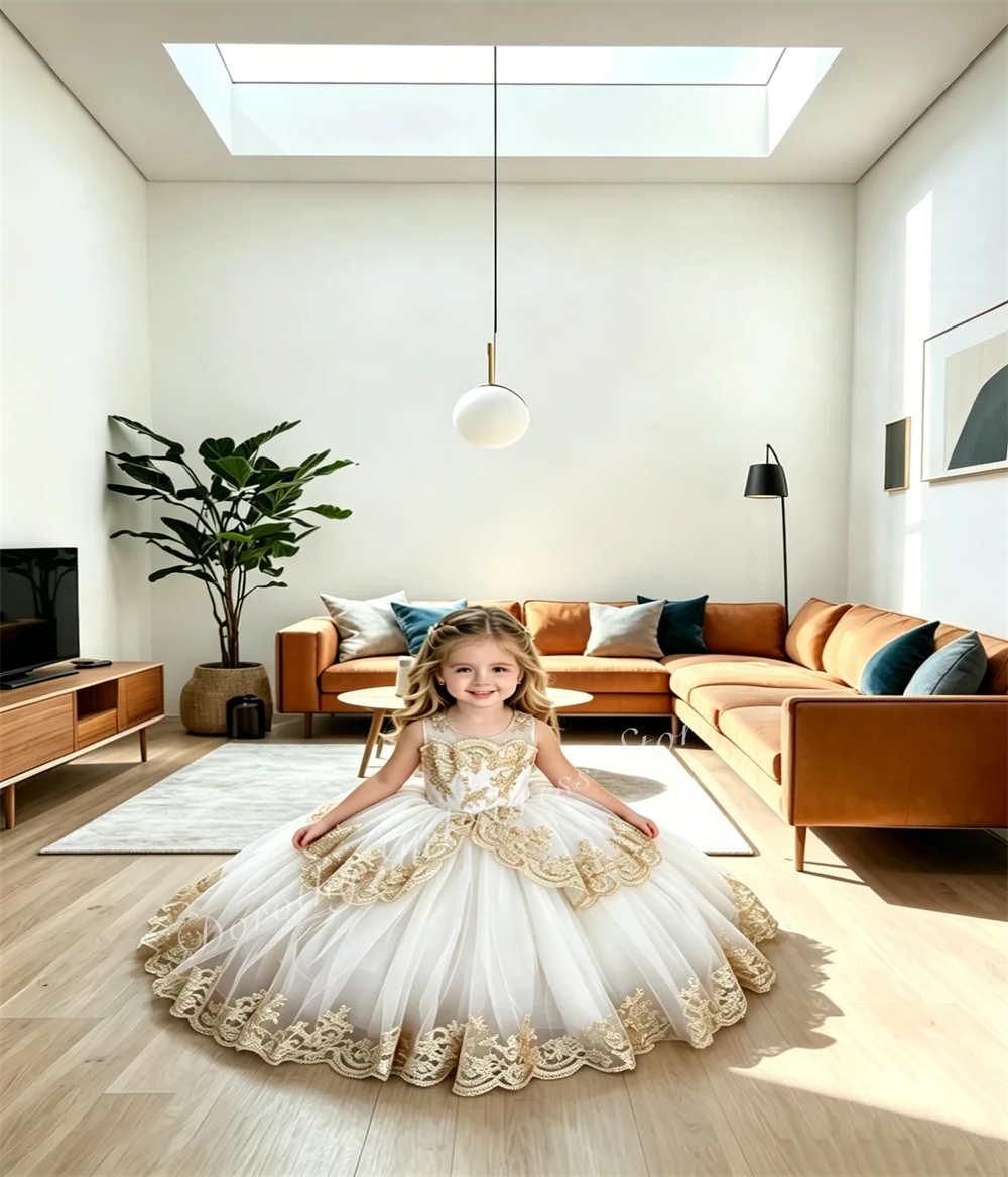 robe-de-demoiselle-d'honneur-blanche-et-moelleuse-avec-grand-nœud-appliques-en-dentelle-pour-mariage-fete-anniversaire-ceremonie-de-remise-des-diplomes-premiere-communion