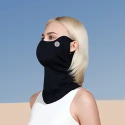 Mascarilla anti-UV transpirable Seda Helada fina verano para ciclismo
