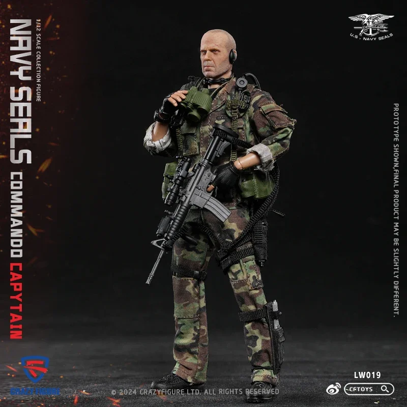 جديد في المخزون CFTOYS 1/12 ختم القوات الخاصة الاعتداء فريق LW019/LW020 6 بوصة مجموعة كاملة عمل نموذج لجسم اللعب جمع الهدايا #4