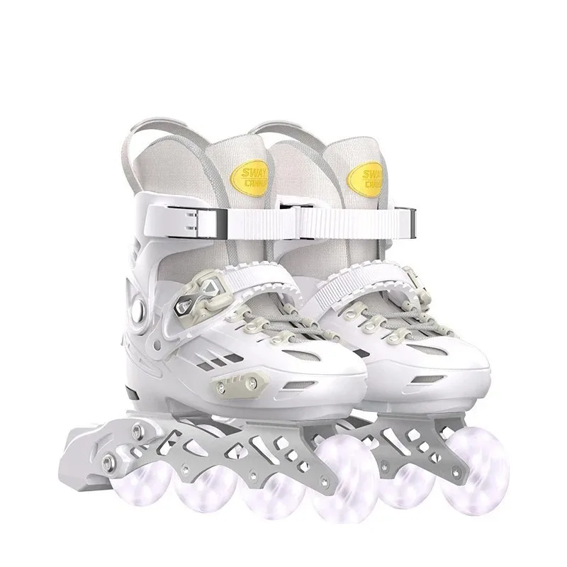 Bearing Professional Inline Roller Skates Woman Man Kids Adult Speed Skate Shoes Outdoor Speed Skating 4 Wheels Sneaker