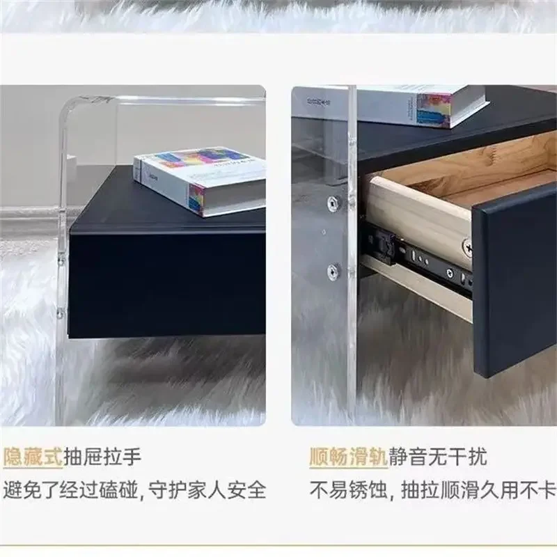 Mini table de chevet minimaliste personnalisable de style crémeux |   Nouvelle arrivee! Rangement de chevet compact