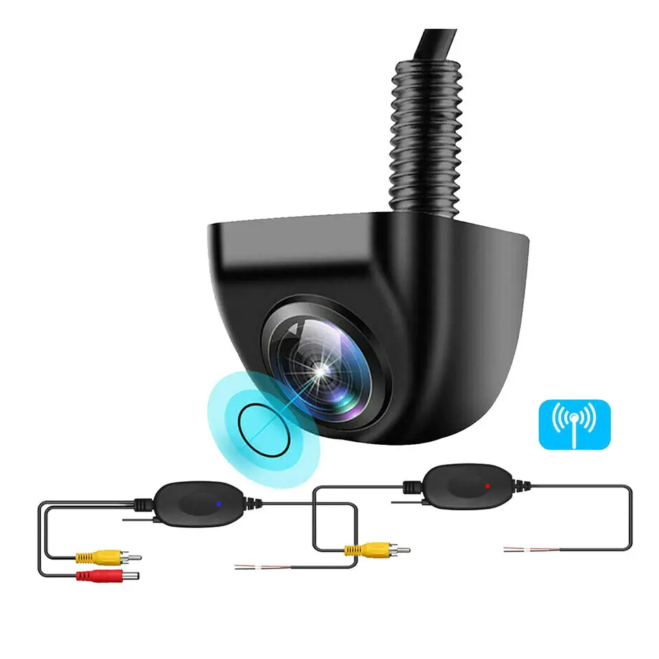 Wireless Backup Camera DIY Kit 12V for Car Rear View / Reverse Fit ccd Monitor