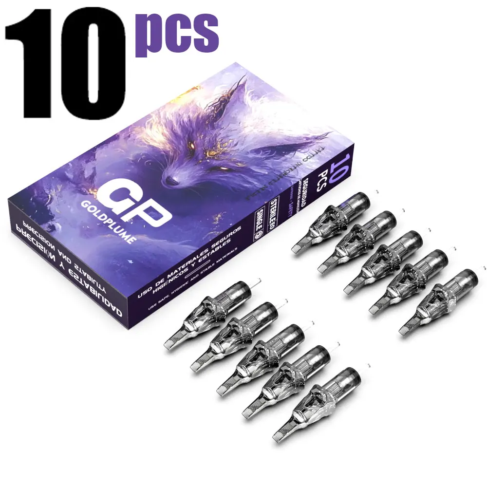 Goldplume Disposable Tattoo Needles Cartridge Rl Rs Rm M1 Mixed Size Round Liner Magnum Shader Pro Beginner Tattoo Needle Kit