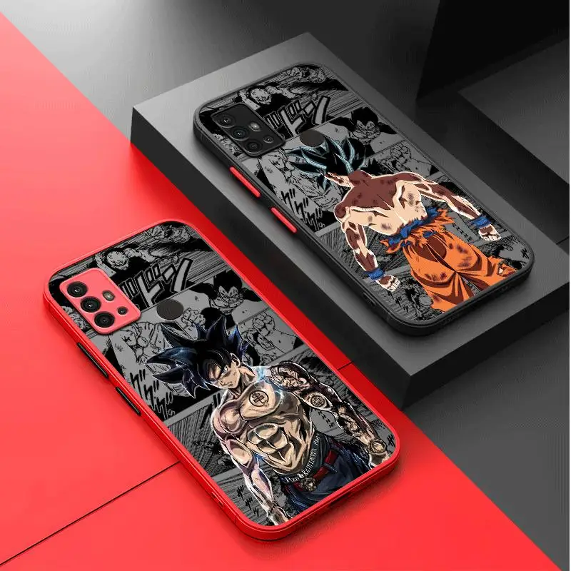 Phone Case for Samsung Galaxy A51 A71 A30 A70 A20s A10 A10s A01 A02 A04 A02s A50 A03 Core Cover Dragons Balls