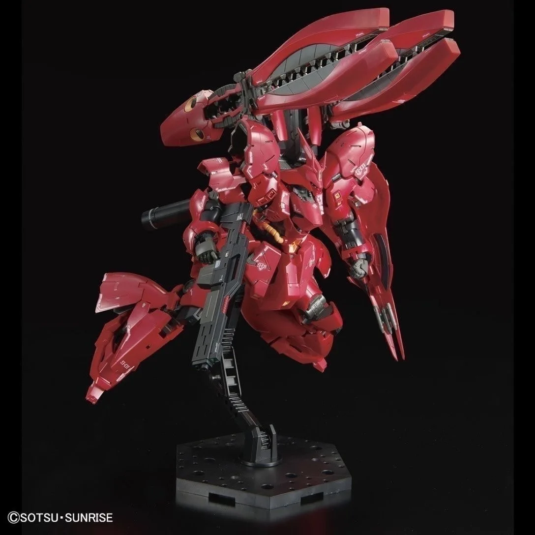جديد Gaogao KO RG Sazabi MSN-04FF أنيمي عمل الشكل قاعدة محدودة 1/144 مقياس الجمعية أطقم منمذجة غرفة ديكور هدية عيد ميلاد #2