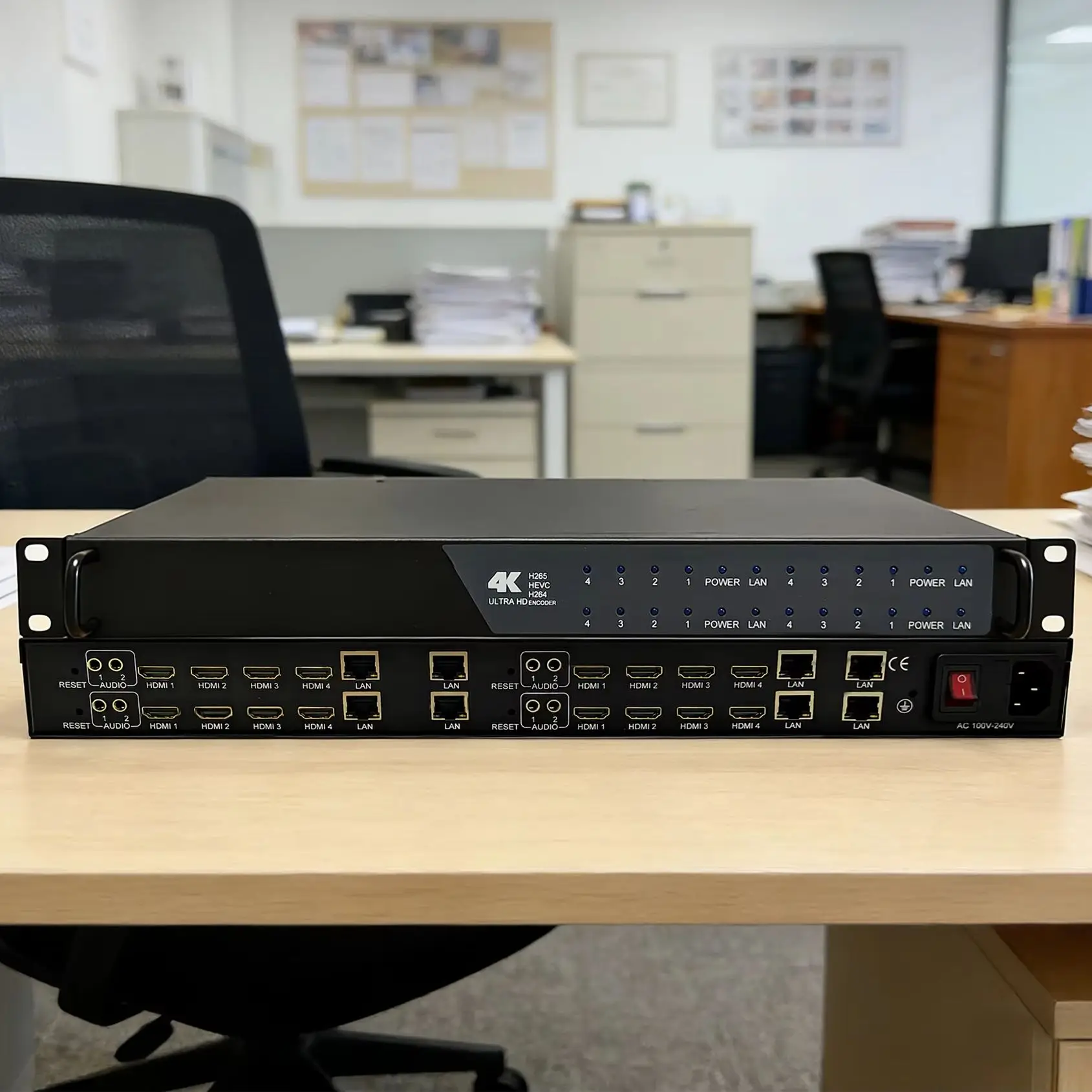 4 8 12 16 -Channel Audio/Video HD Encoder IPTV CATV TV System HEVC H265 /H264 4k Live Streaming Platform Streaming Hdmi to IP