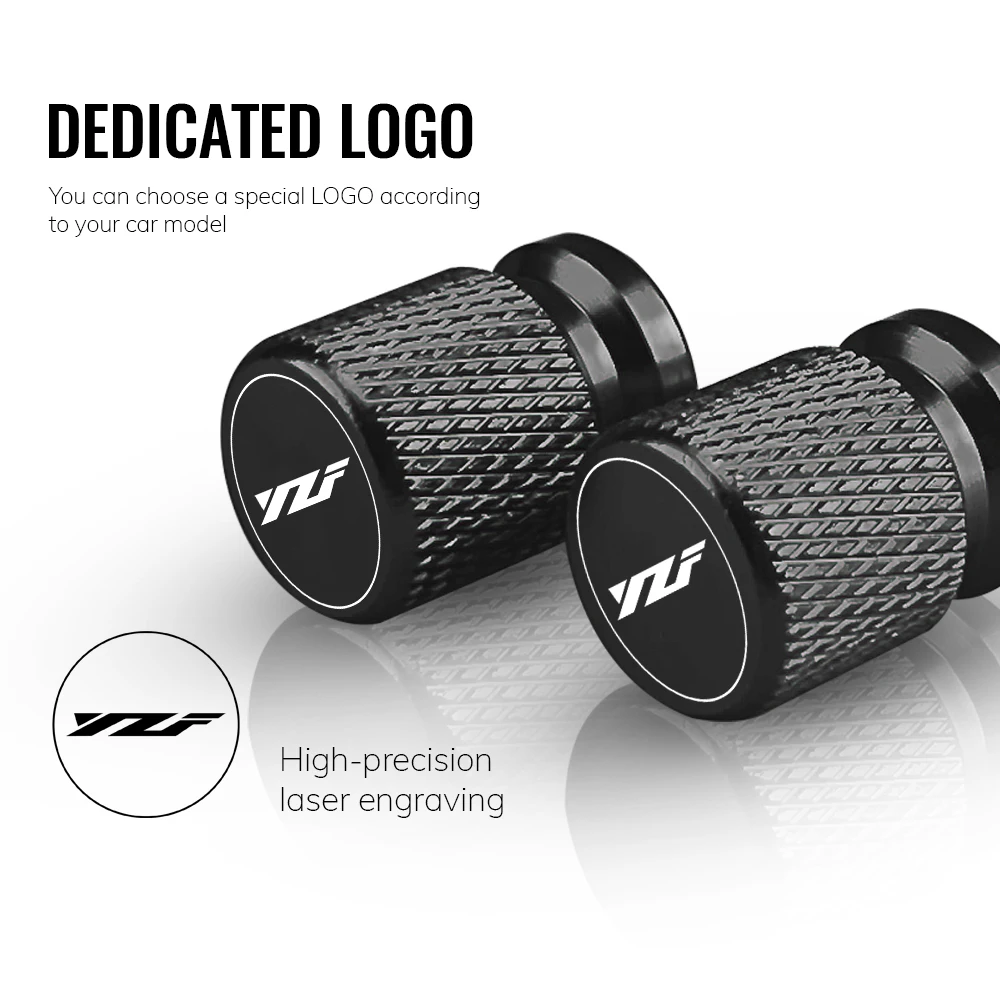 Motorcycle For Yamaha YZF R1M R1 R7 R6 Race R6 GYTR R3 R125 Standard Valve Cap Set Tire Caps Set