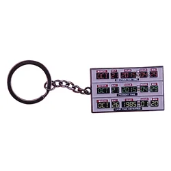 Time Circuits Keychain Back To The Future Deloreans Replica Prop Keyring