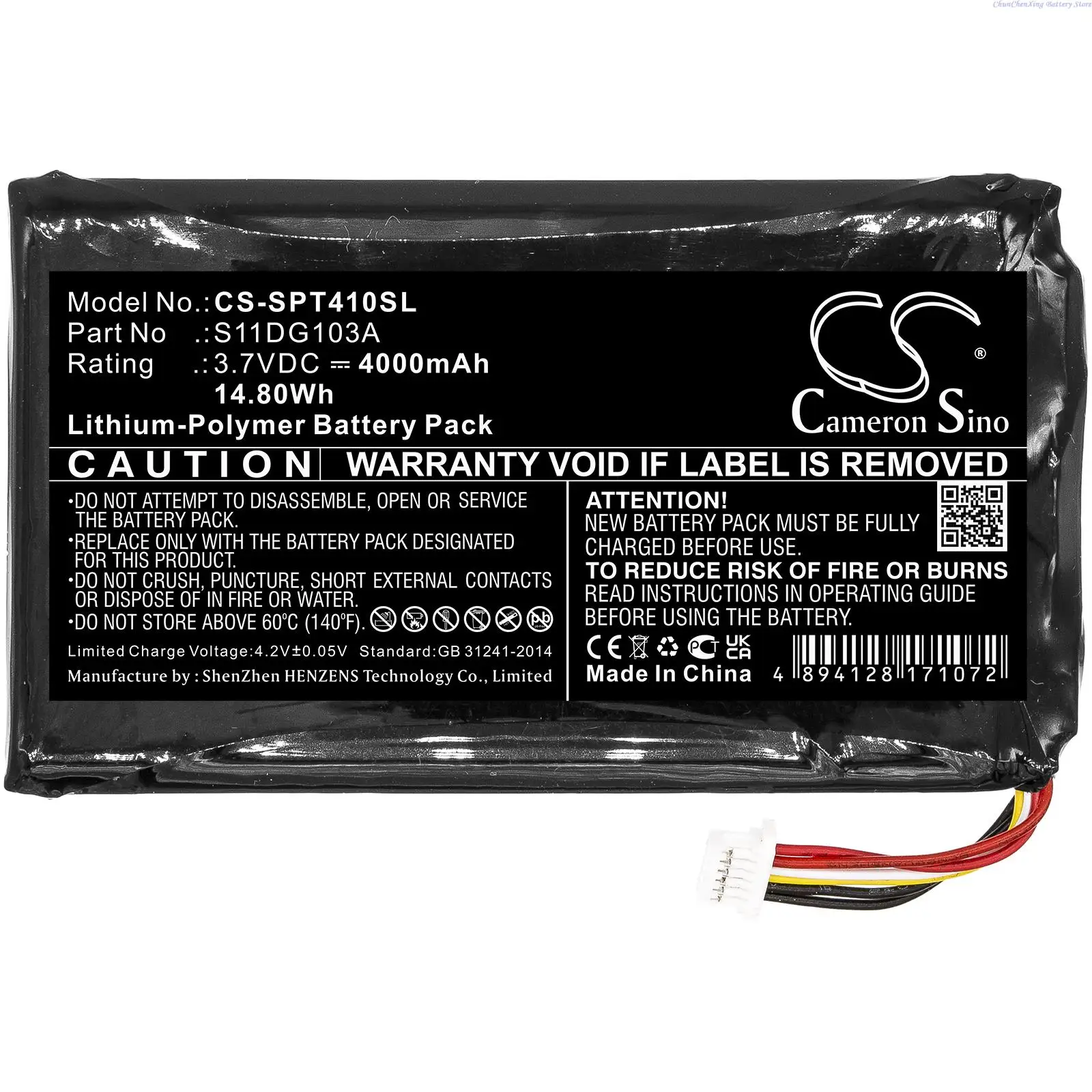 Replacement Battery S11DG103A for Spectra Precision T41  For Trimble Juno T41 Juno 5 Juno T45  Slate For Geospatial T41-R01-001