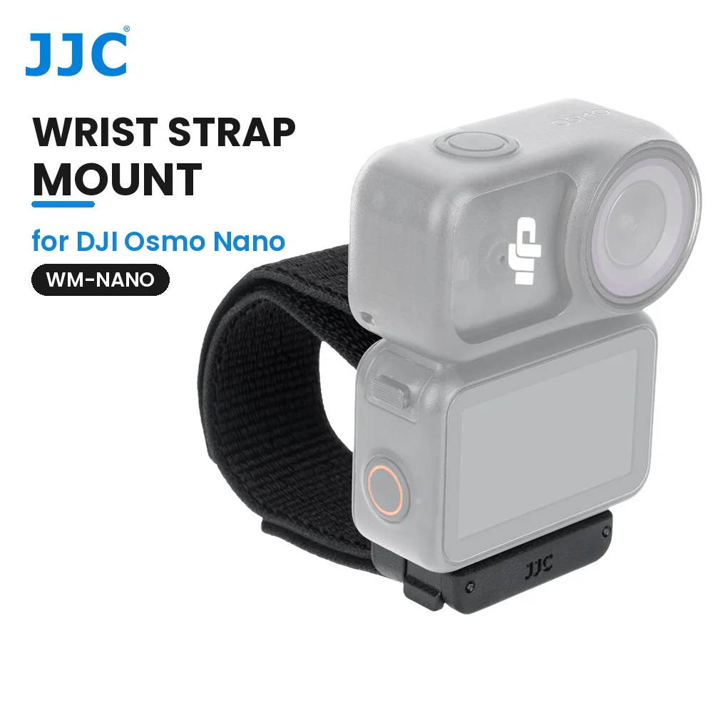 JJC Wrist Strap Mount For DJI Osmo Nano Transmission Module Magnetic Quick Release Adjustable Nylon Wristband Live View Holder