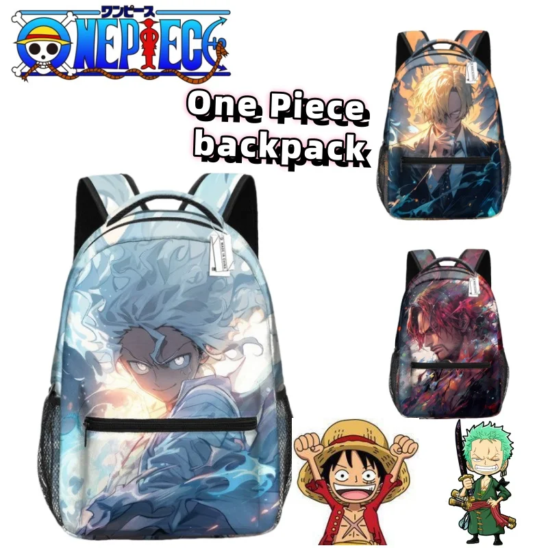 

One Piece аниме-периферияLuffy, Zoro, учащиеся начальной и старшей школы, модные сверхлегкие рюкзаки большой вместимости.