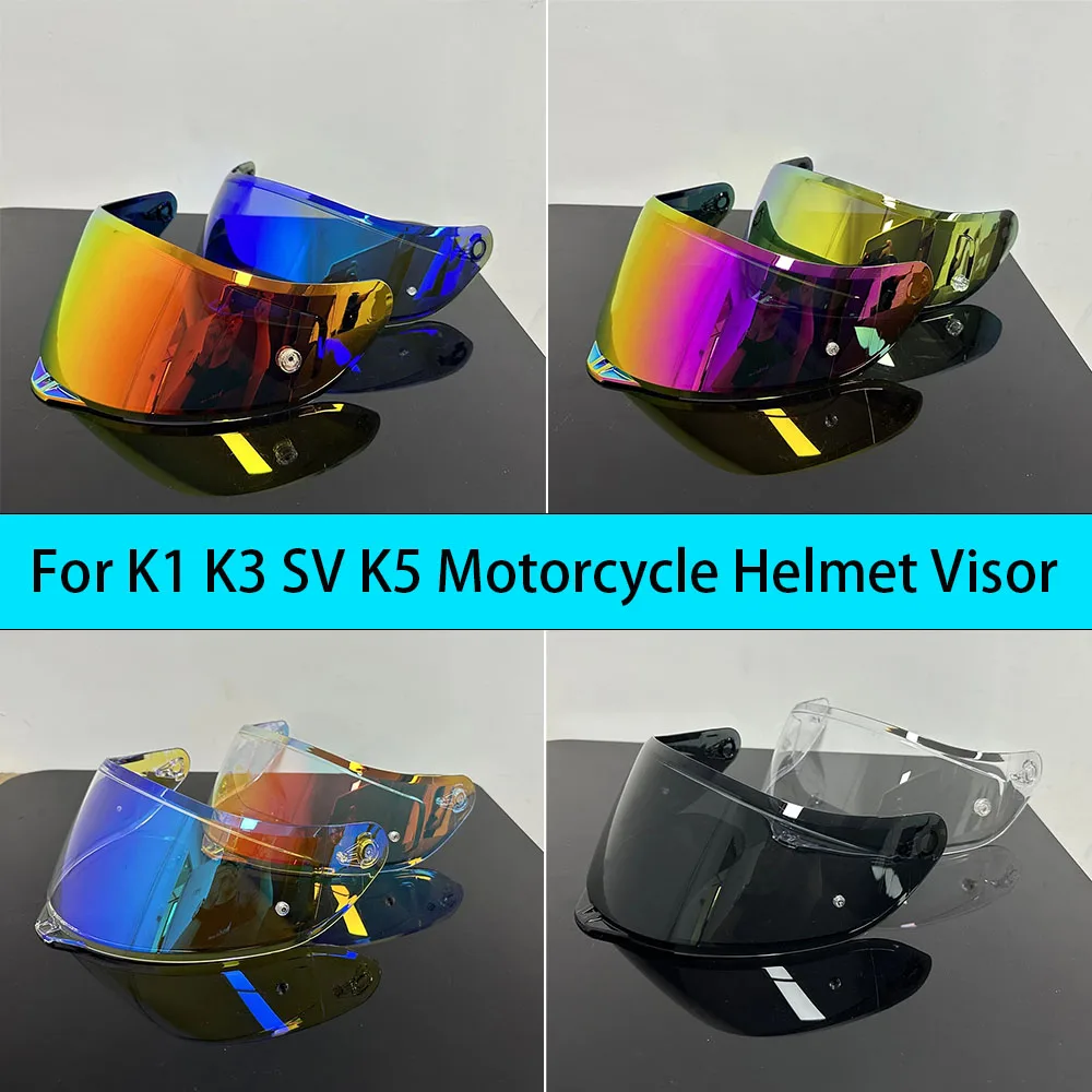 

Motorcycle Helmet Anti-UV PC Visor Lens For AGV K1 K3 SV K5 Helmet Visor Lens