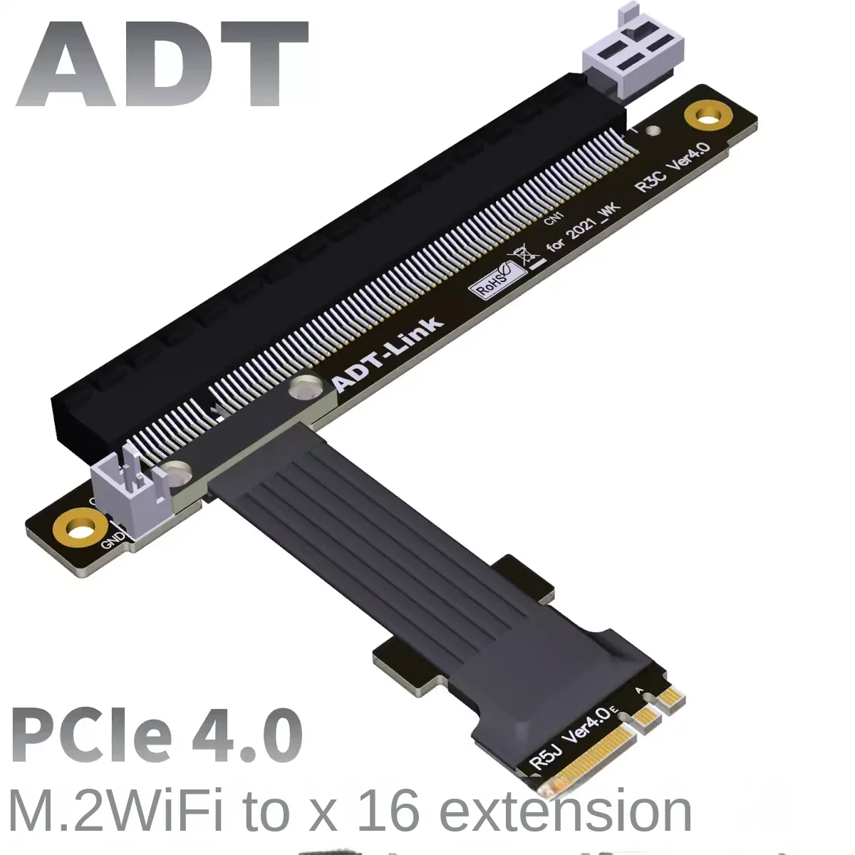 

M.2 WiFi A.E key Interface conversion extension cable supports pcie4.0x16