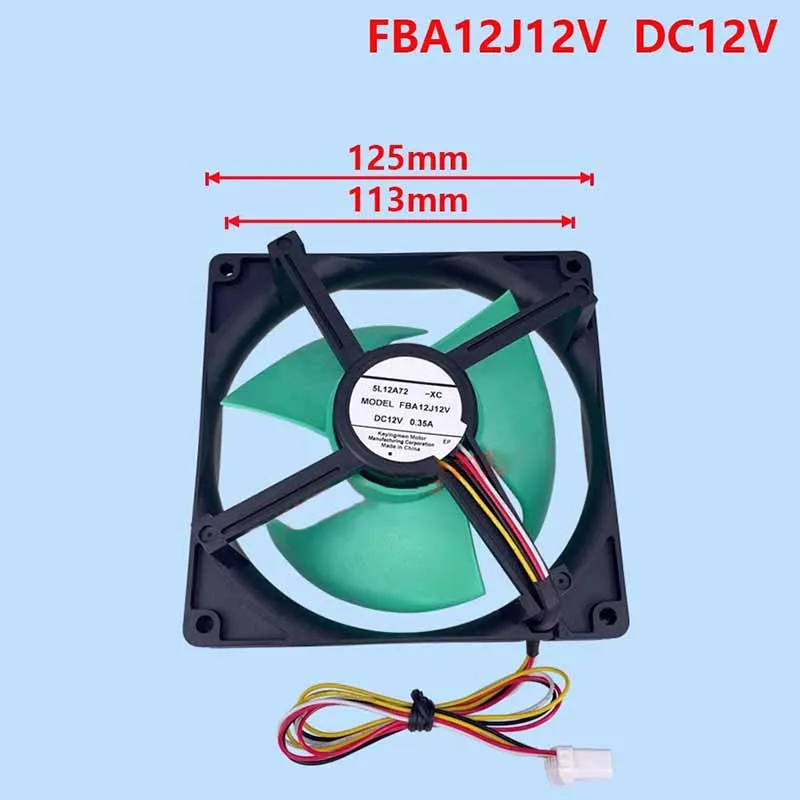 1PC New Cooling Fan FBA12J12V Fridge Fan DC12V 0.35A FOR Panasonic Sharp Haier Refrigerator Cooler Repair Parts