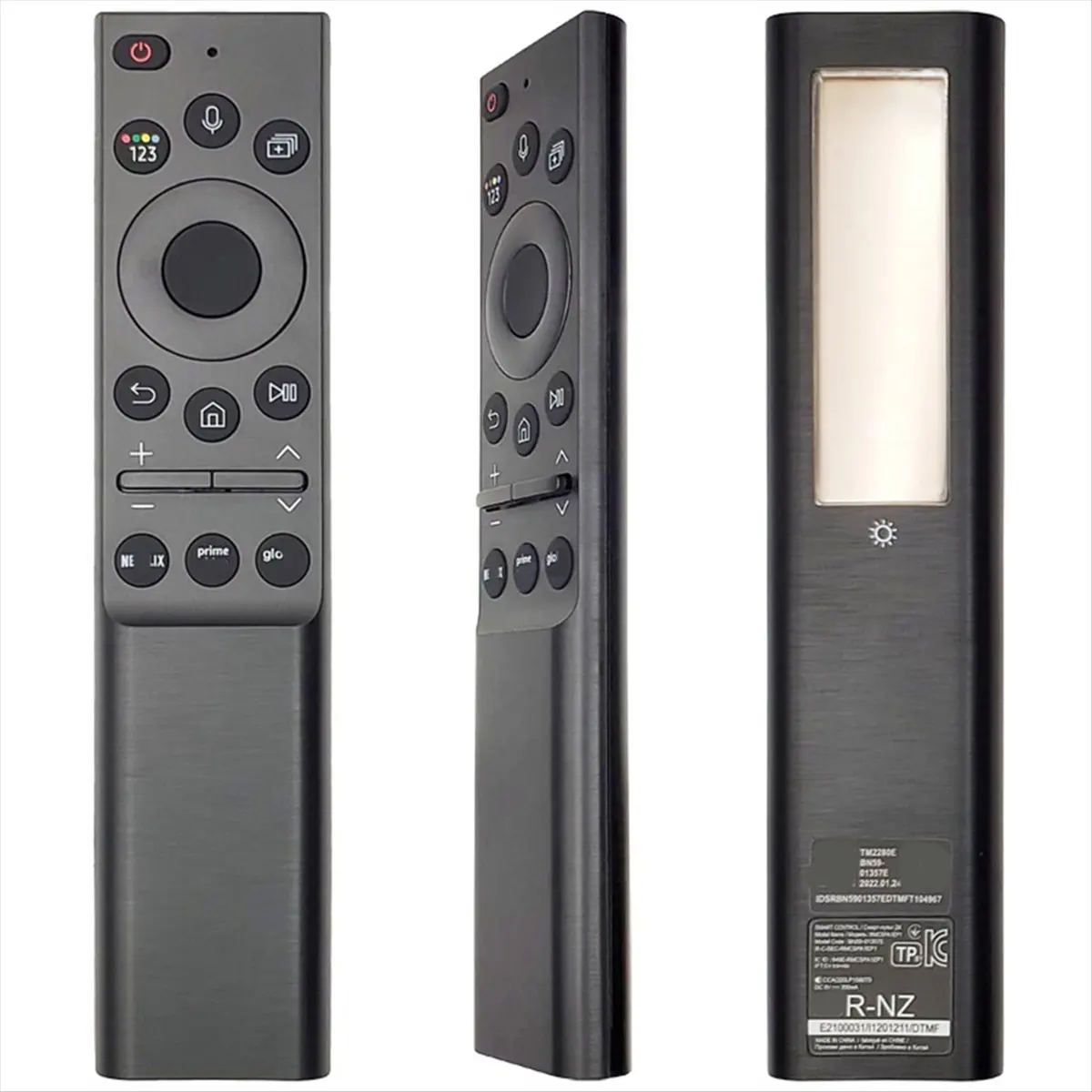 “QUALITY EXCELLE“BN59-01357E Solar-Powered Bluetooth Voice Remote Control for Smart TV Eco-Friendly Universal Remote