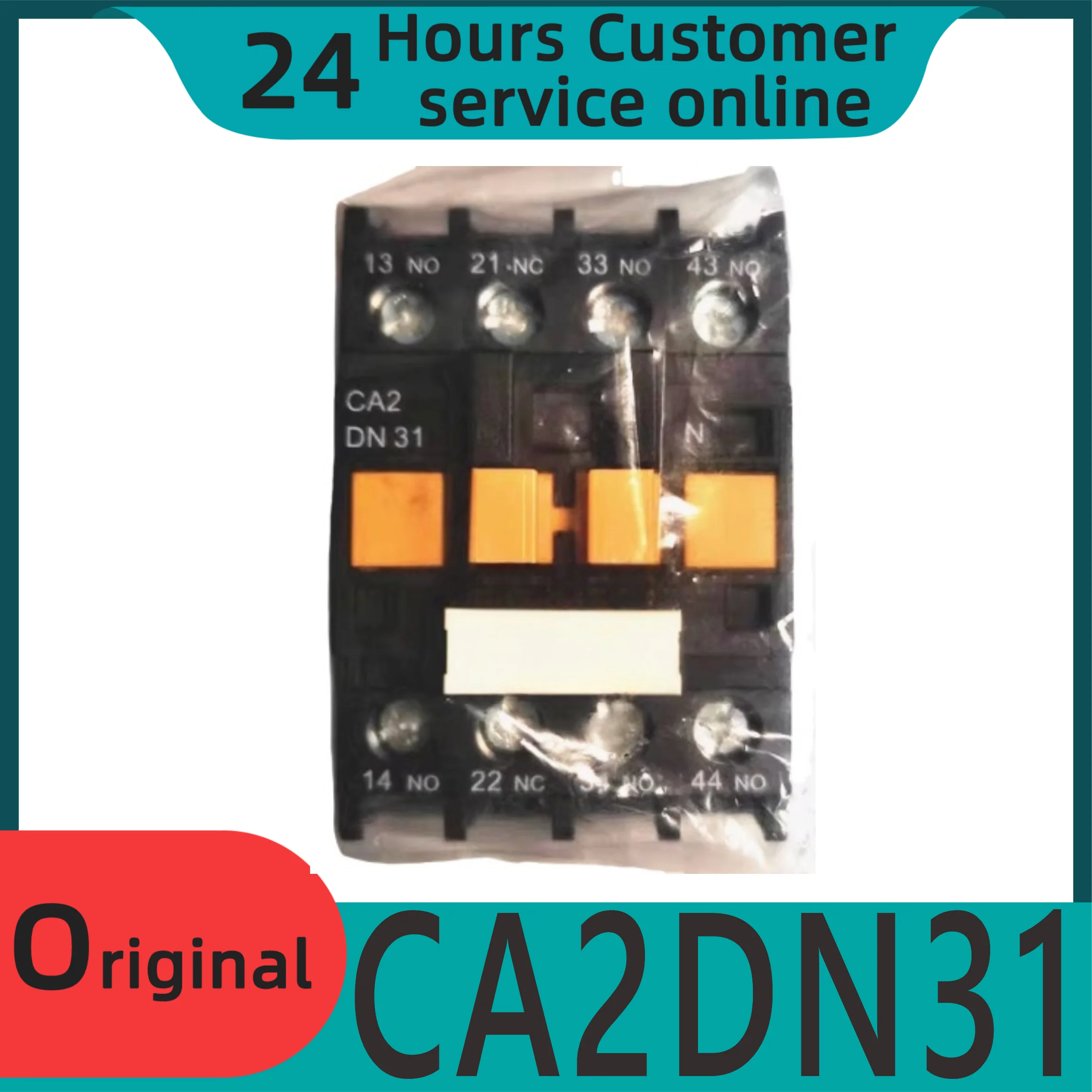 

New original AC contactor CA2DN31 N CA2-DN31C 220V 110V24V 3N0+1NC