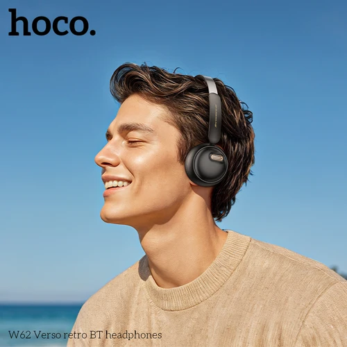 Imagen 2 del producto HOCO W62 auriculares inalámbricos vestido Retro accesorios de atuendo auriculares de Audio Bluetooth 5,4 auriculares plegables sobre la oreja 30H