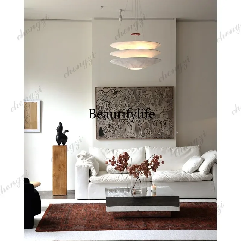 R134 wabi sabi medieval abstract texture hand-painted banner hanging painting sofa background wall decorative painting