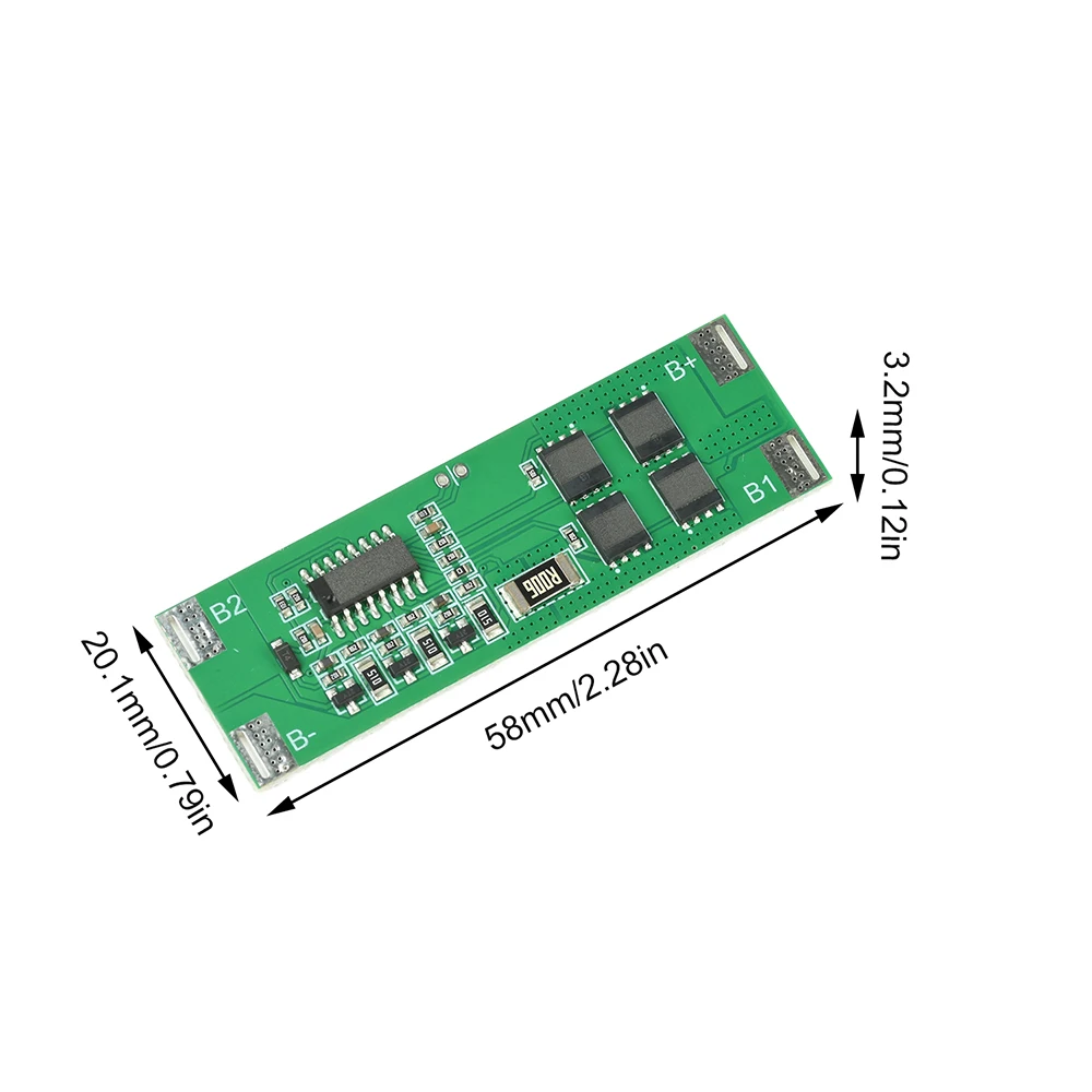 3S 12V Lithium-Batterie-BMS-Schutzplatine mit Ladungsausgleich, 15A Hochstromausgang, Überladeschutz für 18650-Zellen – Detail 9
