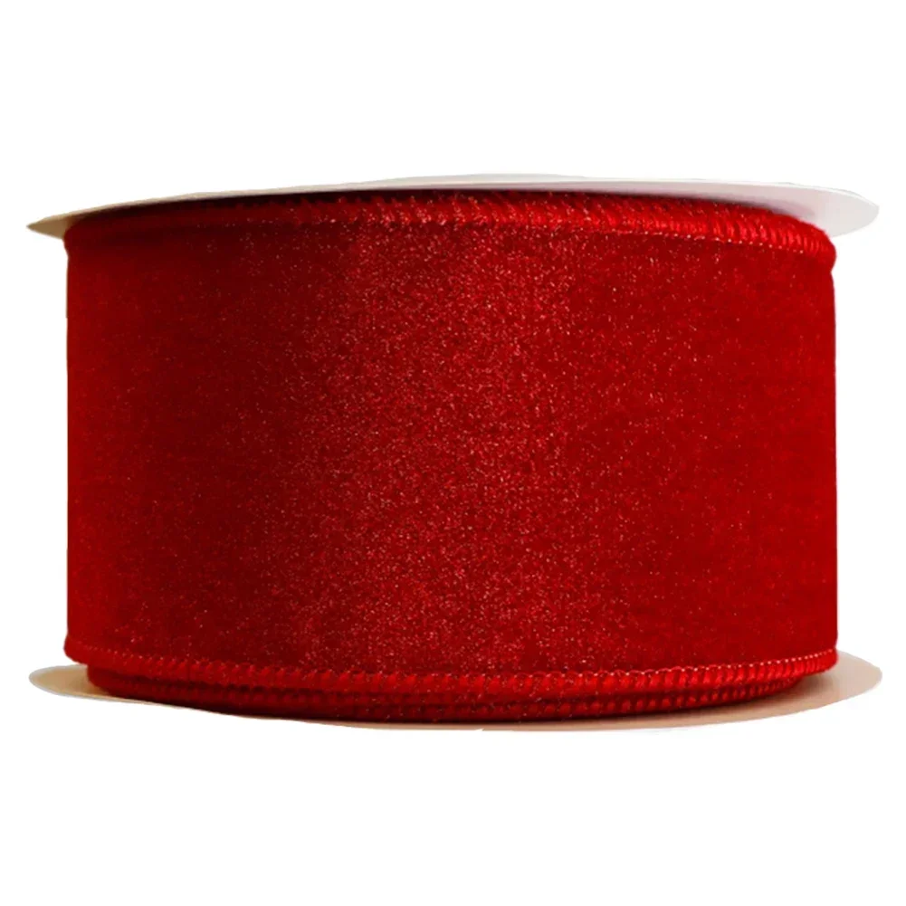 

Christmas Velvet Ribbon Christmas Tree Wreath And Souvenir Decorations 9 Colors For Courtyard Party Atmosphere Layout
