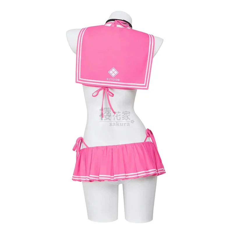 LQGame Nikke The Goddess of Victory Neon Pepper Cosplay Costume Summer Swimwear Halloween Carnival Party Outfits Sexy Swimsuit