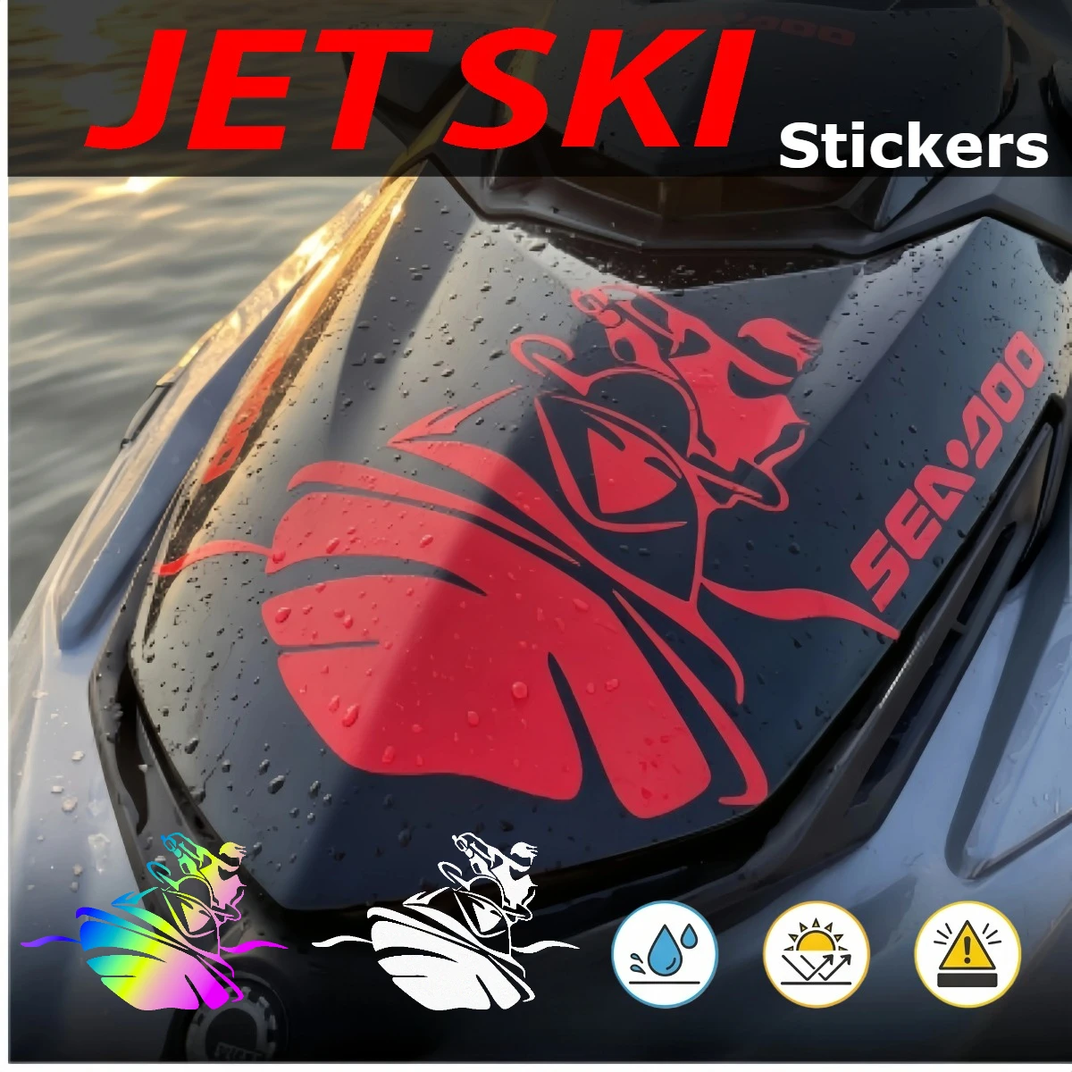 JetSki Stickers Water Super Boat Sticker Riding Vinyl Decal Waverunner RXP RXT GTI Spark GTX GP FX VX FC Accessories for SEADOO