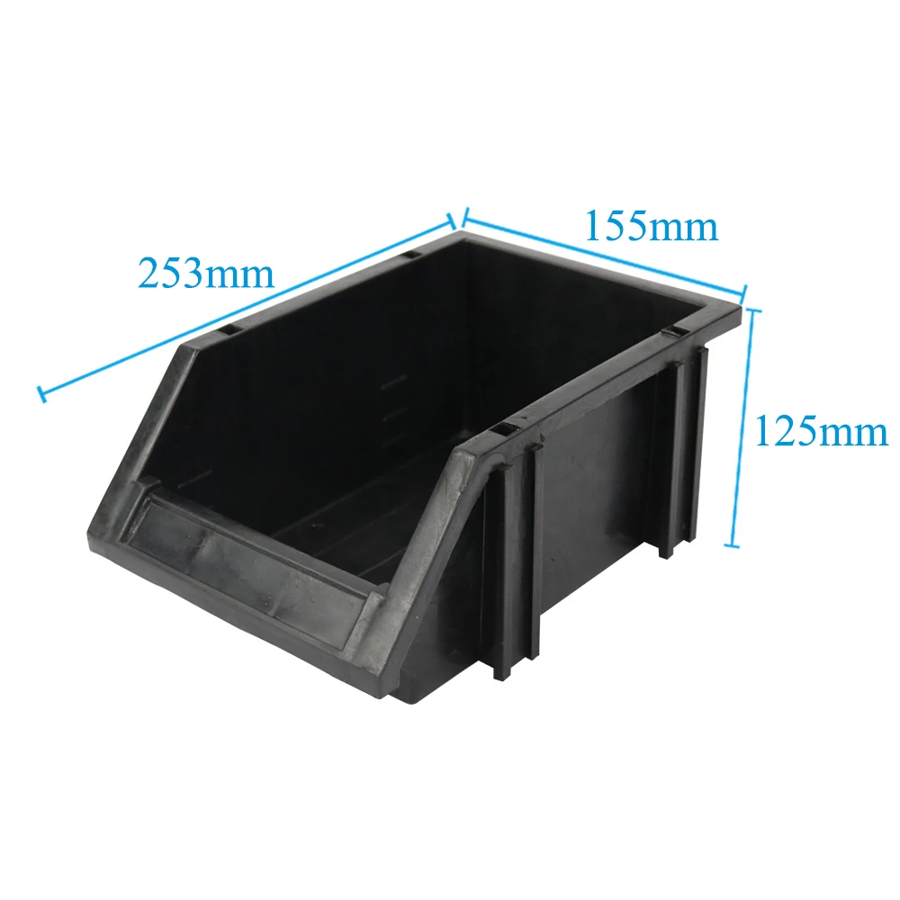 Q-UDC2 ESD Stackable Bins Workspace Storage Solution Anti Static Boxes Organizer Plastic Part Bins