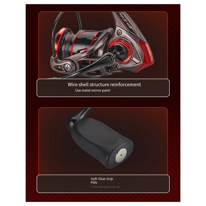 بكرة دوارة مقاومة للماء بكرة صيد خفيفة الوزن بكرة صيد السمك بكرة صيد الأسماك في المياه العذبة