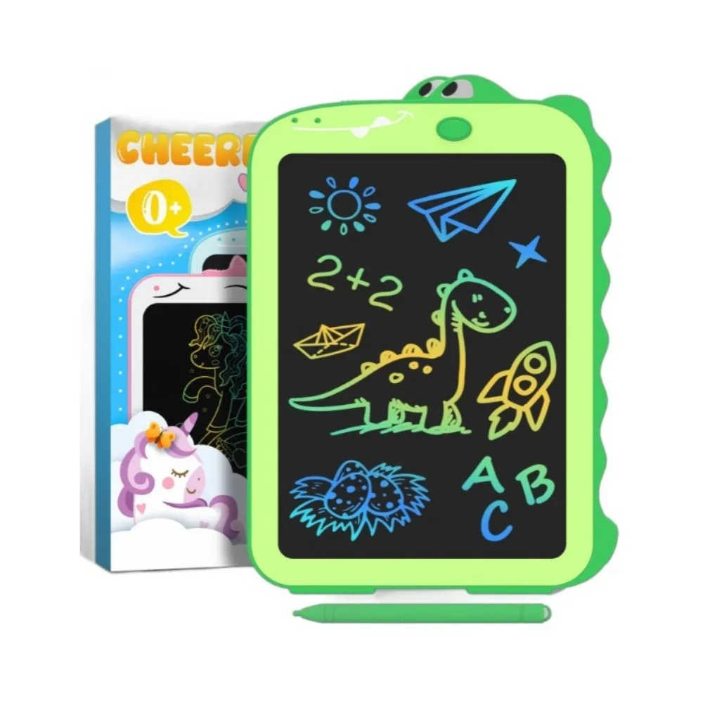 Learning Toys 8.5 Inch LCD Writing Tablet Electronic Graphics Erasable Drawing Board Colorful Doodle Pad Dinosaur Toys for Kids