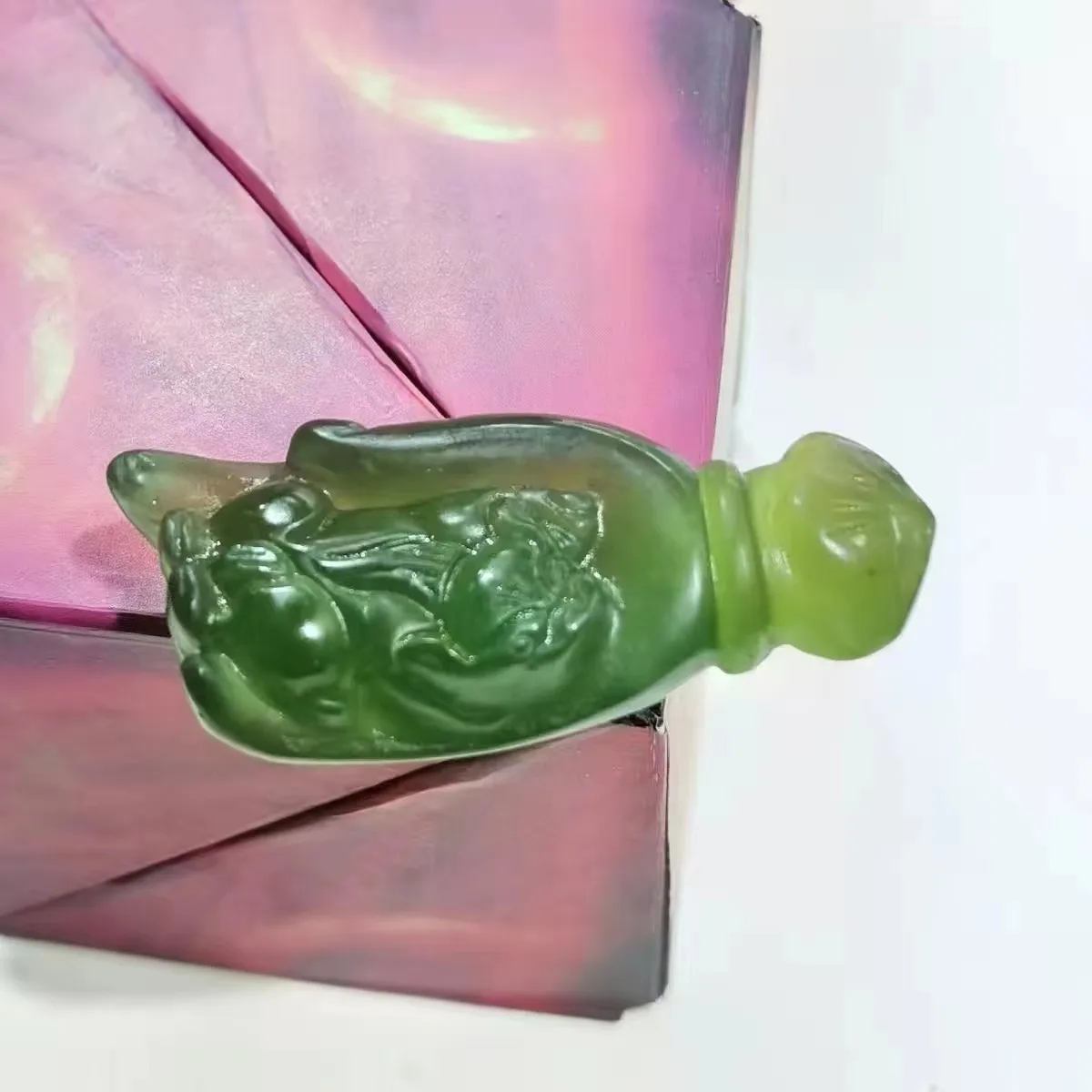 

Lantian Jade Pendant, Jade Color, Reach out for Wealth Pendant, Jade Stone Pendant, Physical Photo Only This One Piece