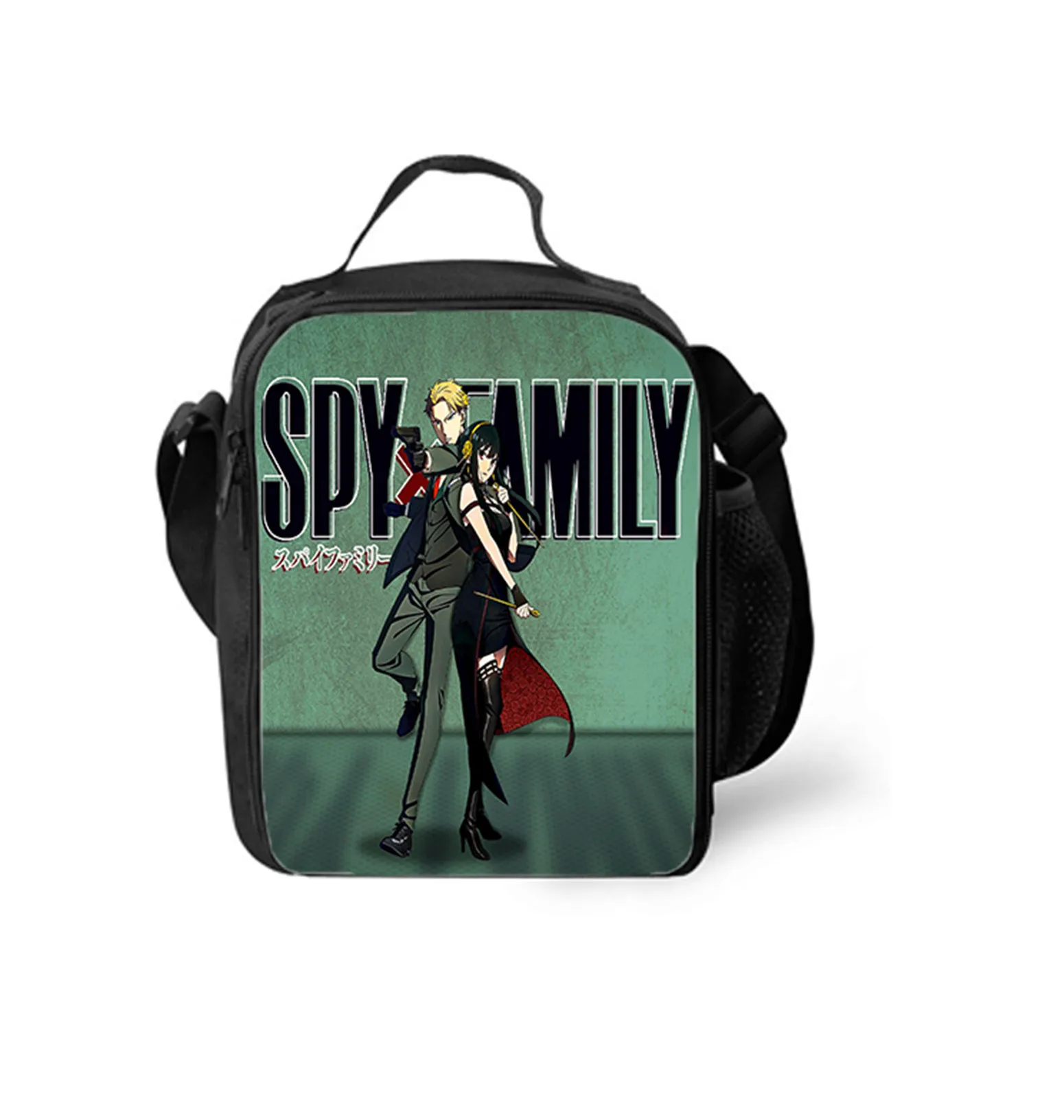 Kid SPY×FAMILY Insulated Lunch Box,Waterproof Lunch Bag Reusable Lunch Tote for Outdoor,Camping