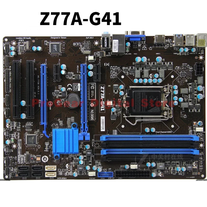

Used for MSI Z77A-G41 LGA1155 ATX DDR3 Motherboard Supports 2nd 3rd Gen CPU