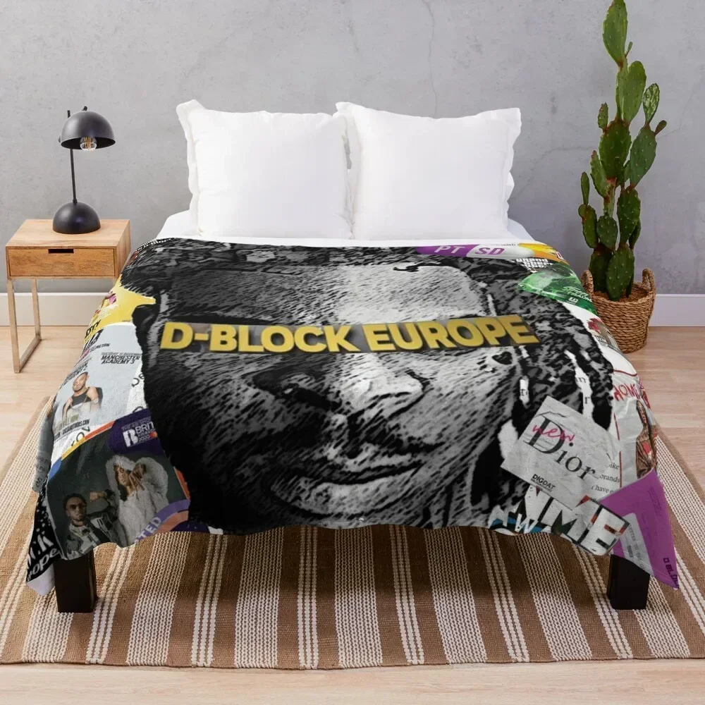 

D BLOCK EUROPE SCRAPBOOK Throw Blanket Ultra Soft Flannel Fleece Blanket for All Seasons