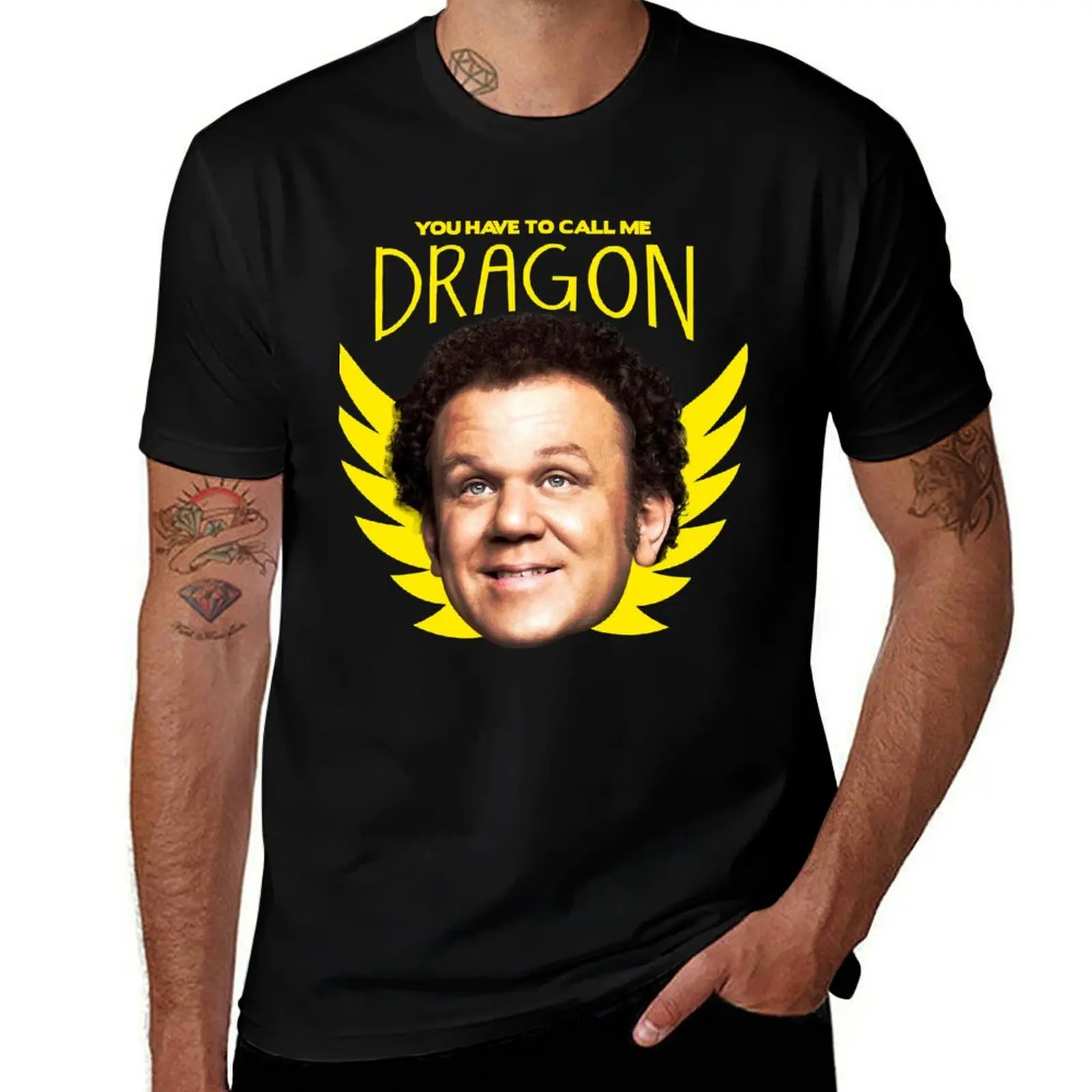 

Step Brothers You Have To Call Me Dragon T-Shirt shirts graphic tee Funny t-shirts Clothing for a boy slim fit t shirts for men