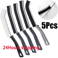 Durável Grout Gap Escova De Limpeza, Cozinha WC Telha Articulações, ângulo Morto, Limpador De Cerdas Duras, Linha De Piso De Chuveiro, 5 Pcs, 1Pc