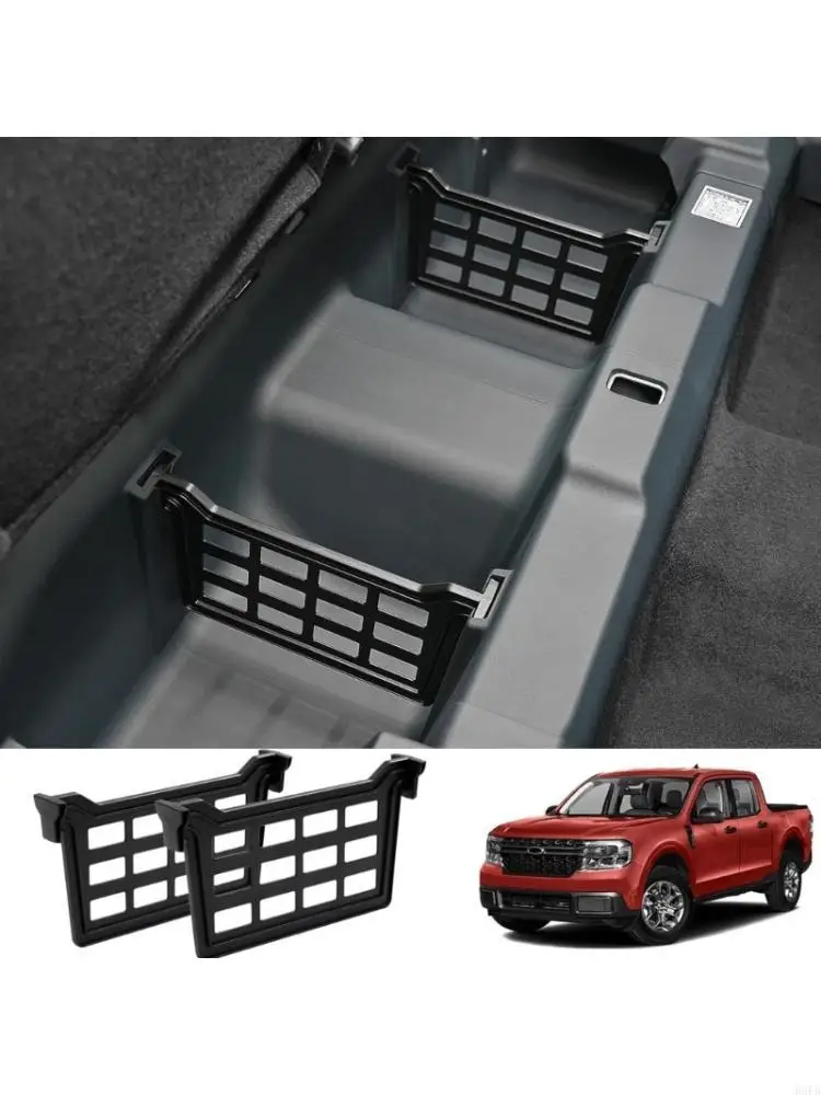 Low-Sheen Rear Cargo Space Divider Set ABS Construction and No-Drill Mounting at Existing Vehicle Mounting Points R6FB