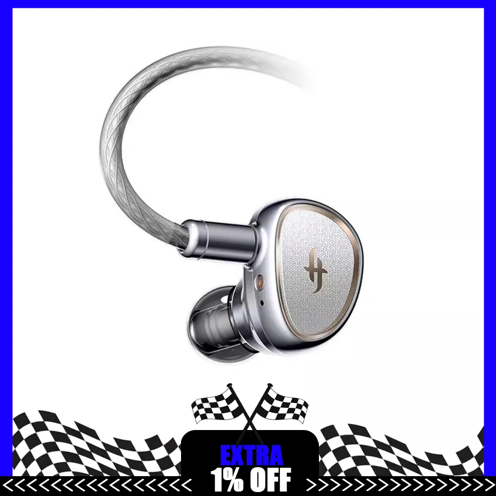 

Наушники SIMGOT EA2000, структура 1DD + 1PR, съемный кабель, динамический драйвер, IEM Hi-Fi стерео проводные наушники для любителей музыки