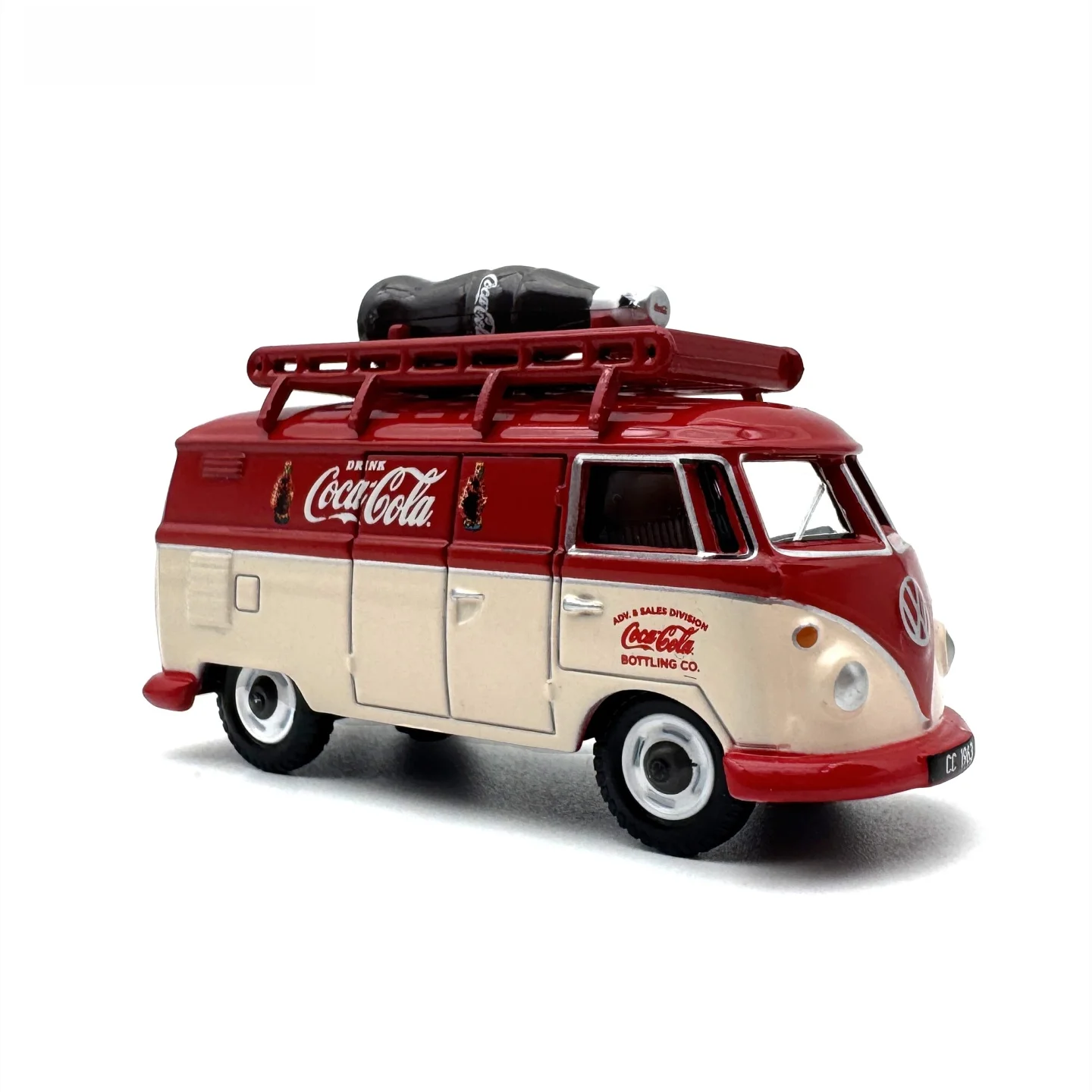 Oxford Alloy Car Model Coca-Cola Theme Simulation Collectible Desktop Decoration Vehicle Toy for Ages 14 And above