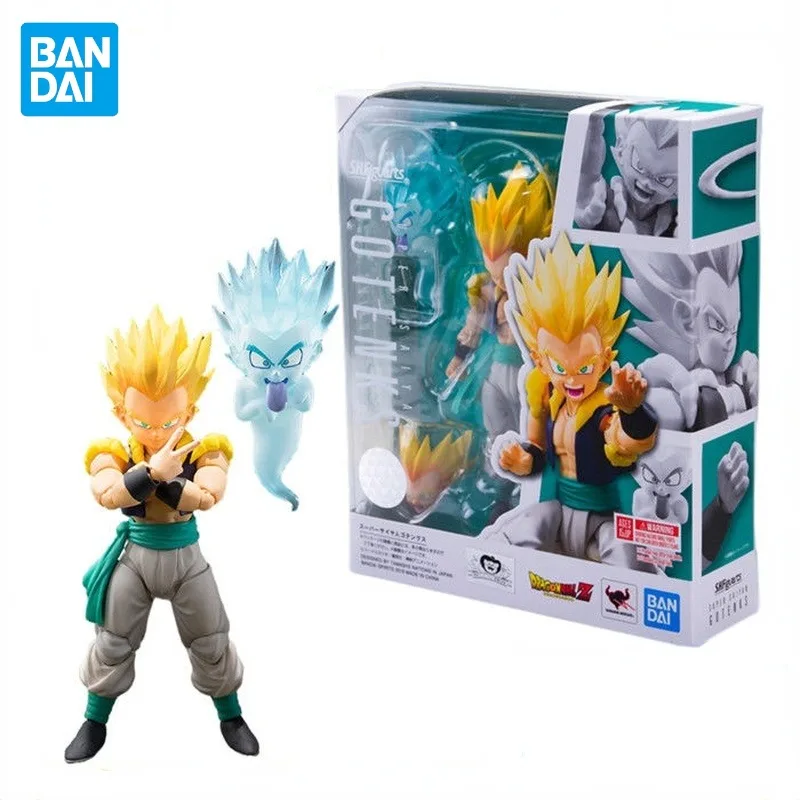 In Stock Original Bandai  S.H.Figuarts SHF Dragon Ball Z Super Saiyan Gotenks Anime Action Figure Finished Model Kit Toys Gifts