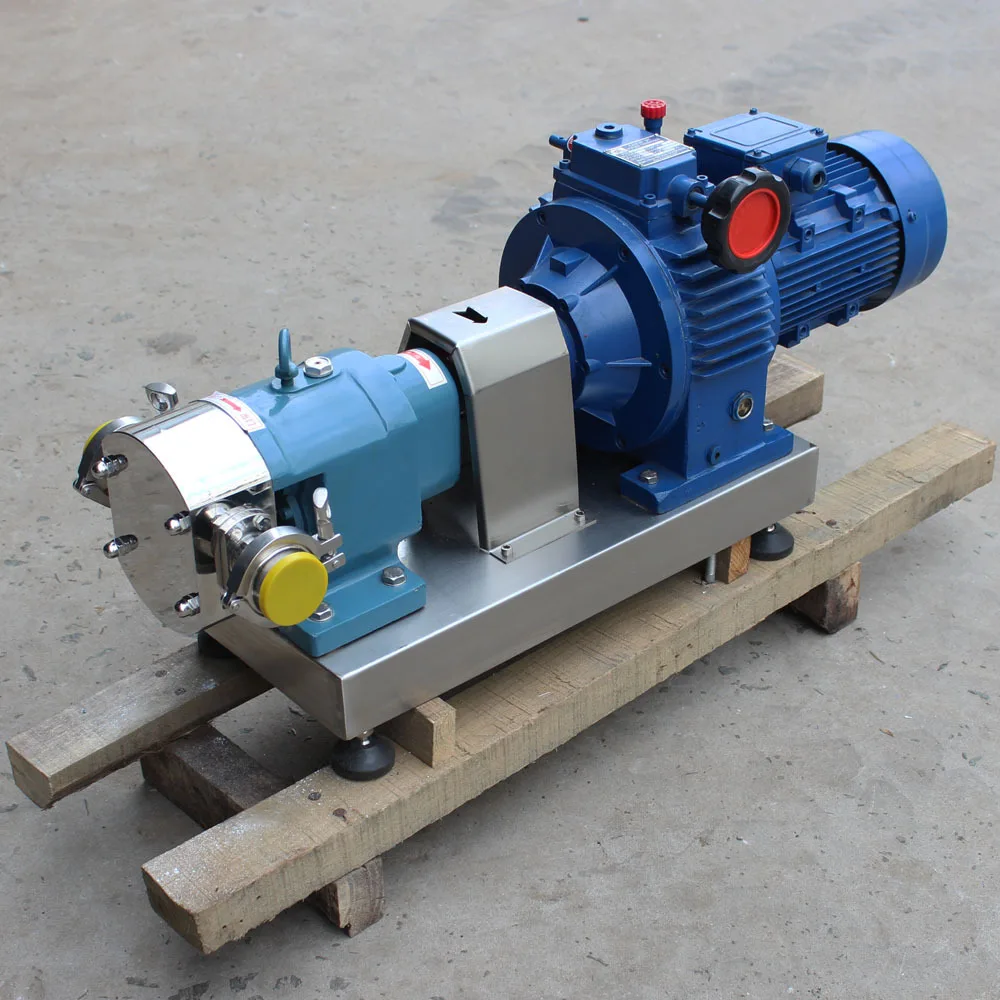 2026 1.5Kw High Flow Thermal Insulation Cam Rotor Pump Stainless Steel Food Grade Syrup Transfer Pump