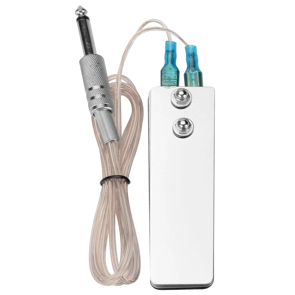 

Rectangle Foot Pedal for Tattoo Machine Stainless Steel Non-Slip Design Easy Control Power Switch Reliable Copper Wire